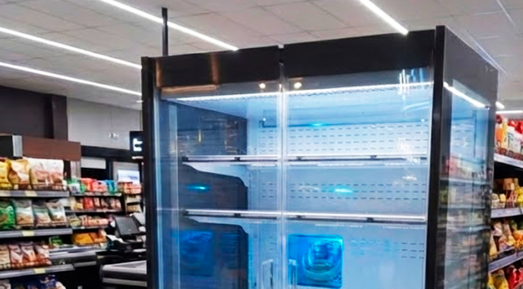 perfil transparente mais visibilidade para vitrines de refrigeração comercial